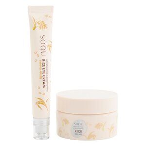 SOQU multi Made In Korea 2pc Rice Cream And Rice Eye Cream Set